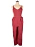 Halara Solid Burgundy Jumpsuit Size Lg Petite - photo 1