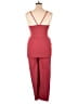 Halara Solid Burgundy Jumpsuit Size Lg Petite - photo 2
