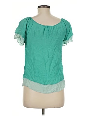 Madison Marcus Short Sleeve Silk Top (view 2)