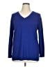 August Silk Blue Pullover Sweater Size XL - photo 1