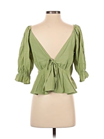 7 For All Mankind 3/4 Sleeve Blouse (view 2)