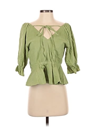 7 For All Mankind 3/4 Sleeve Blouse (view 1)