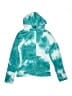 Limeapple 100% Polyester Tie-dye Teal Zip Up Hoodie Size 14 - 16 - photo 1