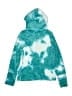 Limeapple 100% Polyester Tie-dye Teal Zip Up Hoodie Size 14 - 16 - photo 2