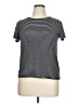 Green Envelope Stripes Black Short Sleeve T-Shirt Size XL - photo 1