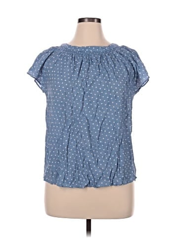 LC Lauren Conrad Short Sleeve Blouse (view 1)