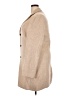 Reiss Solid Tan Wool Coat Size XXL - photo 5