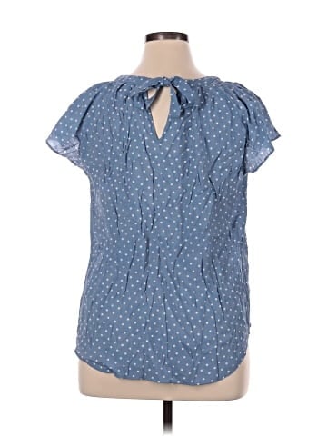 LC Lauren Conrad Short Sleeve Blouse (view 2)