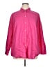 Old Navy 100% Cotton Solid Pink Long Sleeve Button-Down Shirt Size XL - photo 1