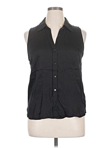 L'Agence Sleeveless Button-Down Shirt (view 1)