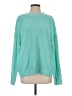 Pulse 100% Acrylic Solid Teal Pullover Sweater Size S - photo 1