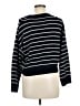 T Tahari Stripes Black Pullover Sweater Size M - photo 2