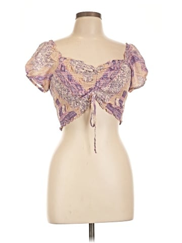 Olivaceous Short Sleeve Blouse (view 1)