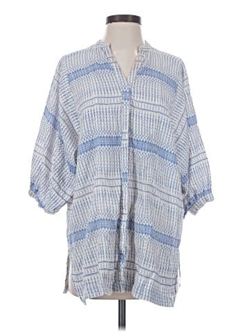 Maeve 3/4 Sleeve Button-Down Shirt (view 1)