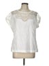 Boden 100% Polyester Ivory Short Sleeve Blouse Size 12 - photo 1