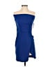 Just Fab 100% Polyester Blue Cocktail Dress Size S - photo 1