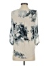 Lucky Brand Silver 3/4 Sleeve Blouse Size S - photo 2