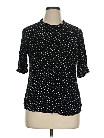 Bobeau 3/4 Sleeve Blouse (view 1)