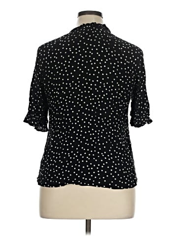 Bobeau 3/4 Sleeve Blouse (view 2)