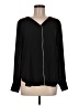 Ann Taylor 100% Polyester Black Long Sleeve Blouse Size M - photo 1