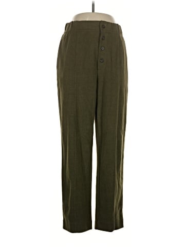 Madewell Knit Huston Button-Front Pants in Glen Plaid (view 1)
