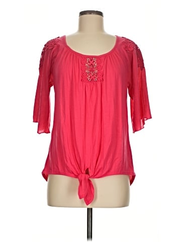 New York Laundry 3/4 Sleeve Blouse (view 1)