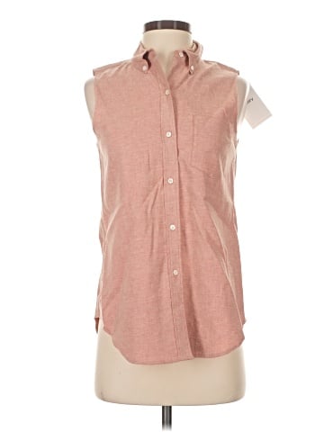 Theory Sleeveless Button-Down Shirt (view 1)