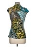 Cache Teal Sleeveless Blouse Size L - photo 2
