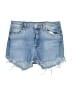7 For All Mankind Blue Denim Shorts Size 14 - photo 1