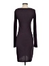 Leith Solid Gray Casual Dress Size S - photo 2