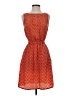 Cato 100% Polyester Chevron-herringbone Orange Casual Dress Size XS - photo 1