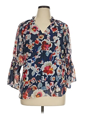 Jade 3/4 Sleeve Blouse (view 1)