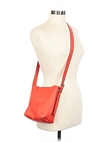Madewell The Essential Mini Bucket Tote in Leather (view 2)