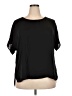 DR2 100% Polyester Black Short Sleeve Blouse Size XXL - photo 1