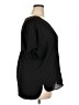 DR2 100% Polyester Black Short Sleeve Blouse Size XXL - photo 4