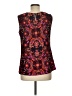 Merona 100% Polyester Red Sleeveless Blouse Size M - photo 2