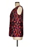 Merona 100% Polyester Red Sleeveless Blouse Size M - photo 5