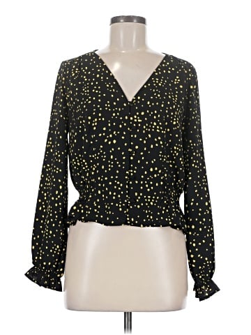 Topshop Long Sleeve Blouse (view 1)