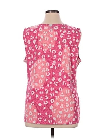 JM Collection Sleeveless Blouse (view 2)