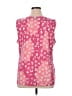 JM Collection Pink Sleeveless Blouse Size XL - photo 2