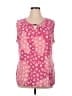 JM Collection Pink Sleeveless Blouse Size XL - photo 1