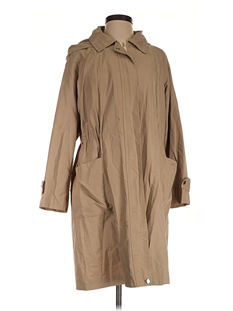 Pre-owned Assorted Brands Trenchcoat In Tan