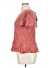 DR2 100% Acrylic Pink Short Sleeve Top Size XL - photo 5