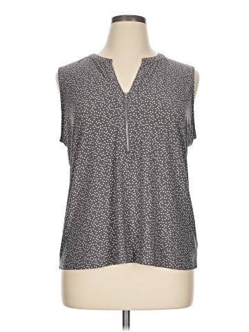 Anne Klein Sleeveless Blouse (view 1)