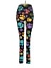 Unbranded Hearts Black Leggings One size - photo 1