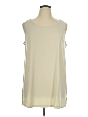 Susan Graver Sleeveless T-Shirt (view 1)