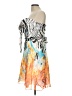 Boston Proper Tie-dye Orange Cocktail Dress Size 10 - photo 5