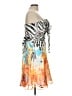 Boston Proper Tie-dye Orange Cocktail Dress Size 10 - photo 4