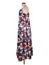 Nine West Print Blue Casual Dress Size L - photo 5