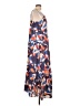 Nine West Print Blue Casual Dress Size L - photo 4